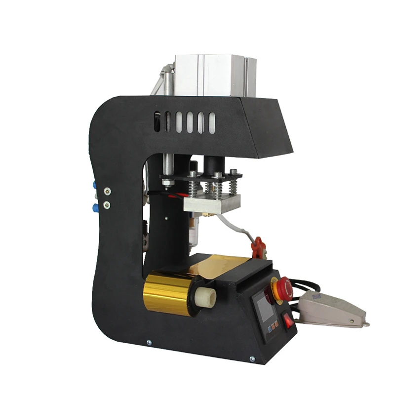 Automatic Roll Paper Hot Stamping Machine Leather Heat Transfer Wood Kraft Branding Tools Small Bronzing | Инструменты