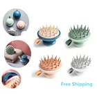 1 шт., ручная многофункциональная щетка для мытья головы