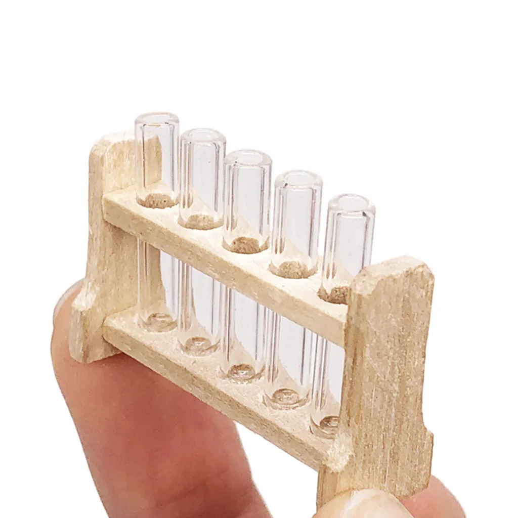 Горячая Распродажа 1/12 миниатюрный лабораторный испытательный трубчатый стеллаж