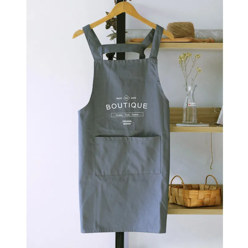 

Senyue Adjustable Waterproof Kitchen Aprons For Women/Men Cooking Creative Cuisine Chef Restaurant Apron For Baking Pinafore