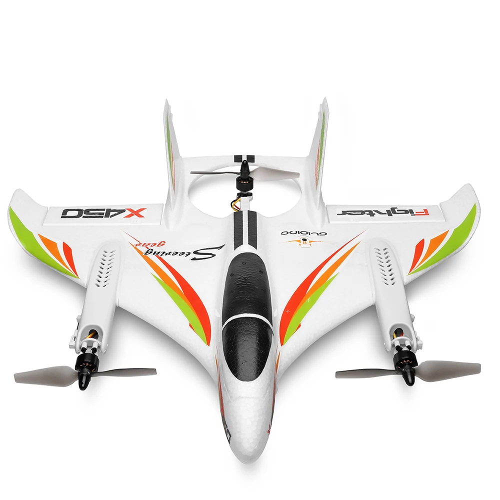 Оригинальные 2 4G 6CH WLtoys XK X450 3D/6G RC вертикальный взлет светодиодный
