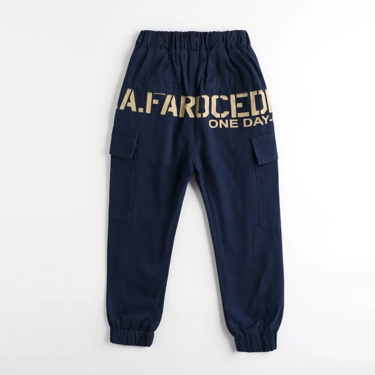 

Trousers Boys Casual Pants New Autumn Joggers for 6 8 10 12 Age Children Loose Cargo Pant Casual Korean Teenage Boys Clothes