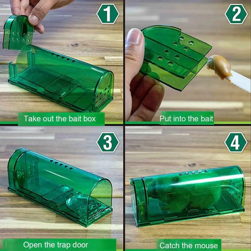 Ловушка для мышей пластиковая многоразовая ловушка крышек грызунов вредителей