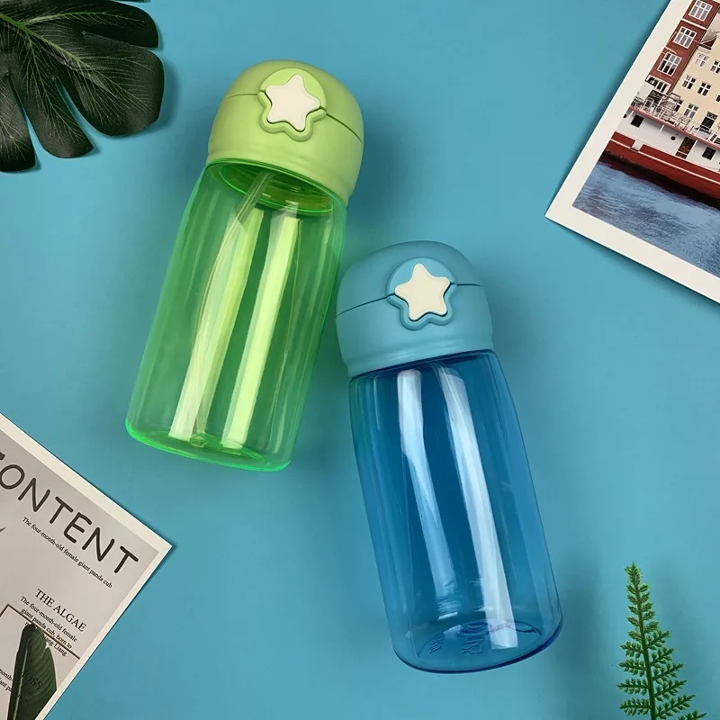 Детская бутылка для воды чайник мультфильм милый напиток пластиковая Спортивная