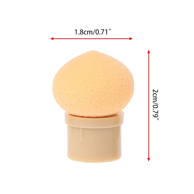 6 шт. губка головки порошок кисть Тени градиентная Ручка Маникюр ногтей