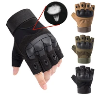 fingerless gloves military tactical glove outdoor sports cycling gloves camping equipment hiking gloves knuckles protection