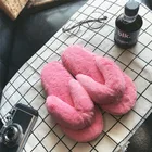 Lucyeverзимние женские домашние тапочки из искусственного меха; Теплая обувь; Женские слипоны на плоской подошве; Удобные домашние хлопковые тапочки