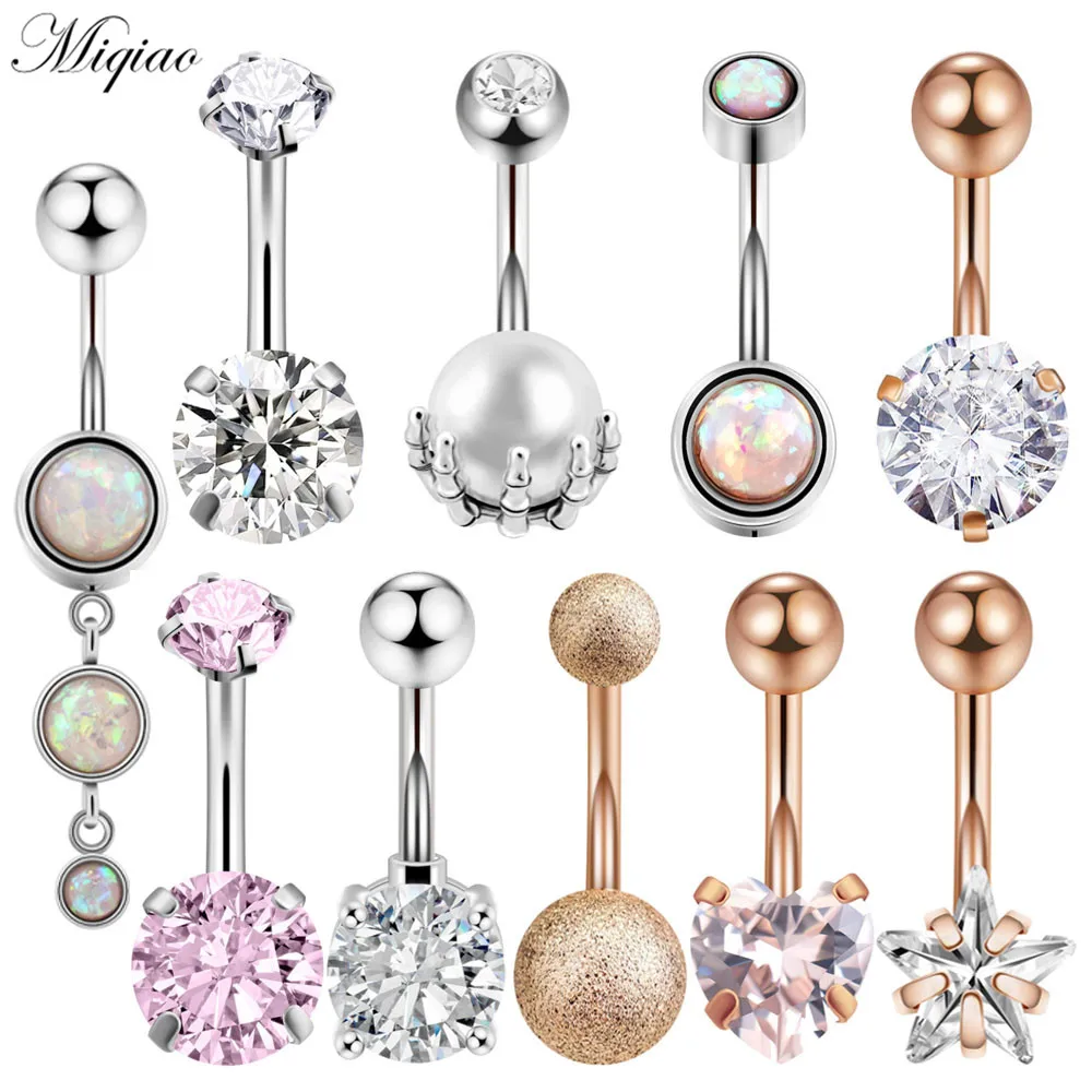 

Miqiao 1pcs New Product All-match Stainless Steel Rod Bar Belly Button Nail Body Piercing Jewelry