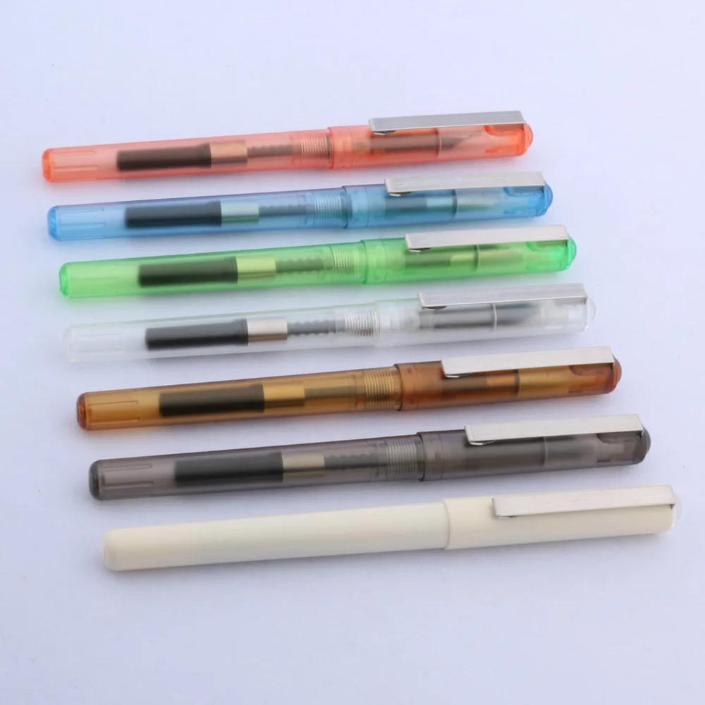 НОВЫЙ Jinhao 991 пластиковая перьевая ручка F Перо канцелярские школьные письменные