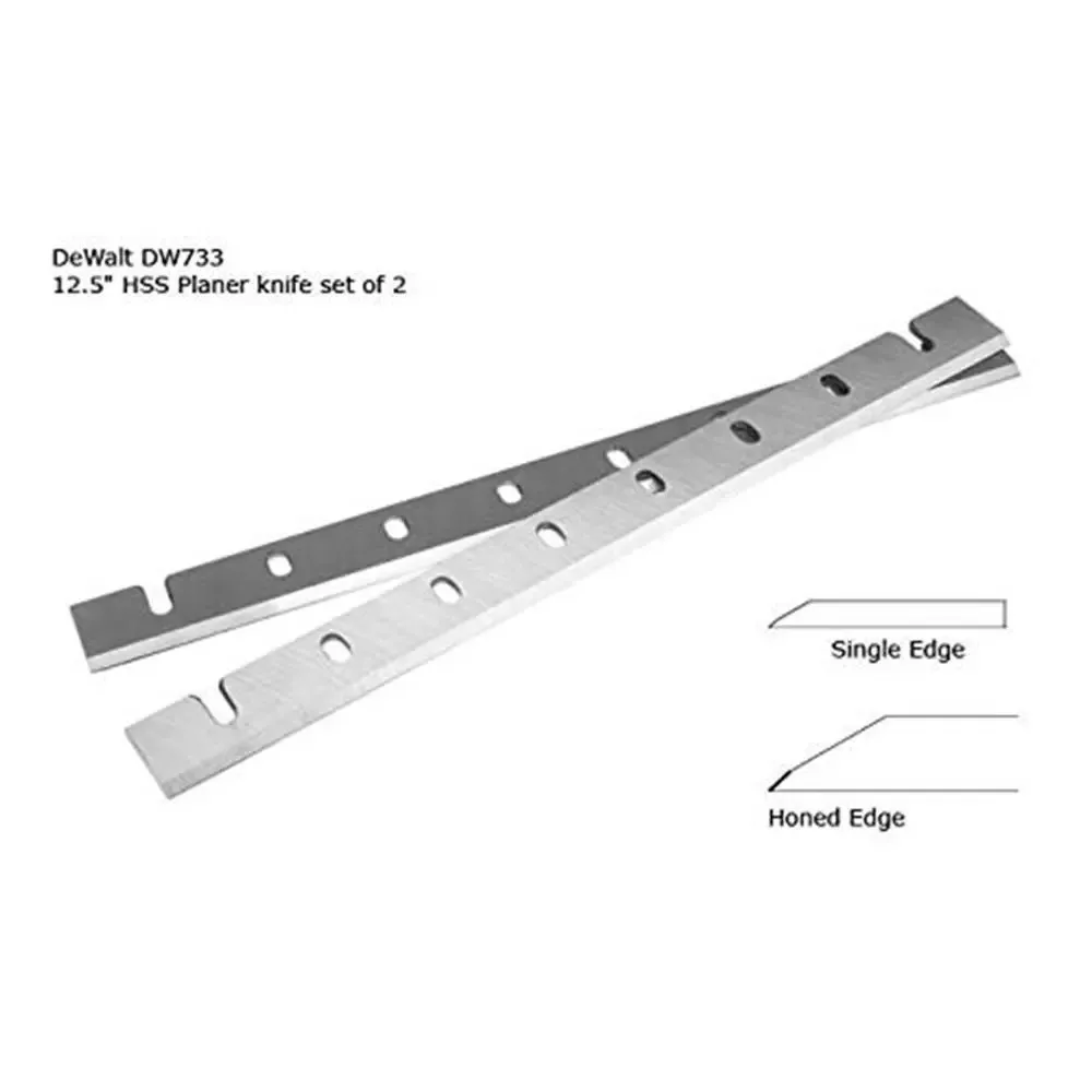

12-1/2inch Planer Blades 4* 4pcs For DW733 DW7332 HSS High Speed Steel