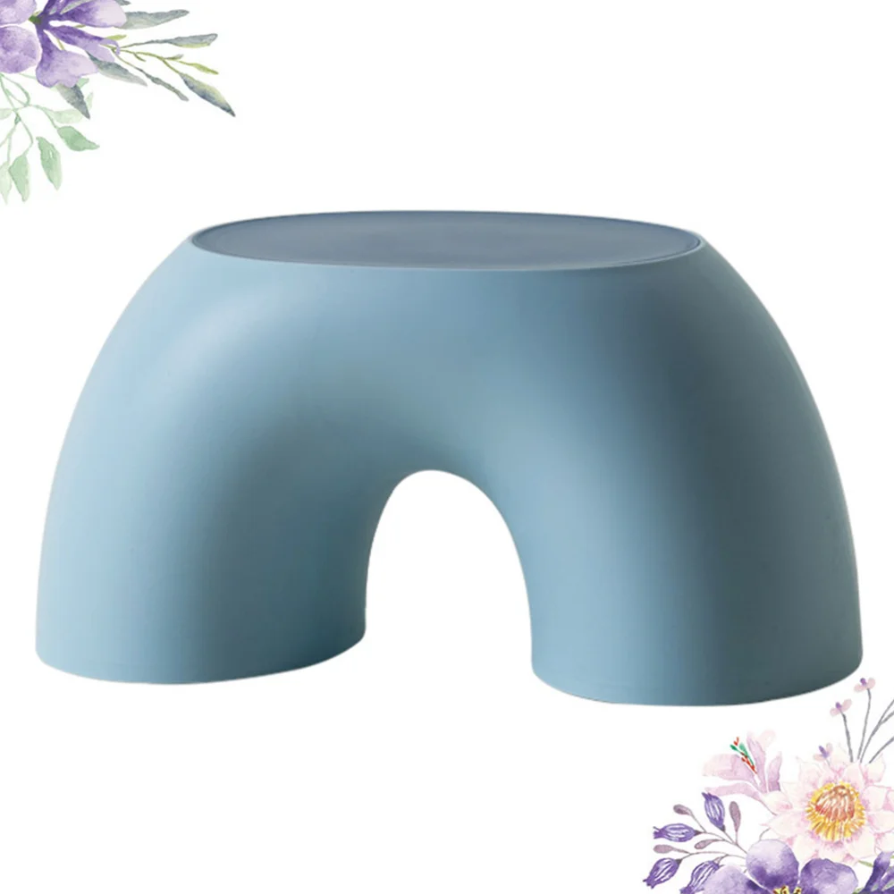 

1Pc Annular Small Stool Simple Anti-slip Low Stool Shoes Wearing Stool Comfortable Stool for Home Office (Yellow)