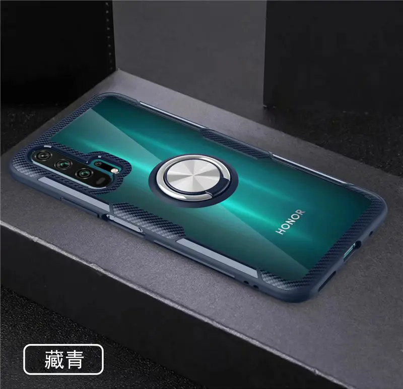 For Huawei Honor 20 Pro Honor20 10 Lite 10i 20i Case Magnetic Ring Stand Cover for Honor 7X 8X Max 8S Y5 P Smart Plus