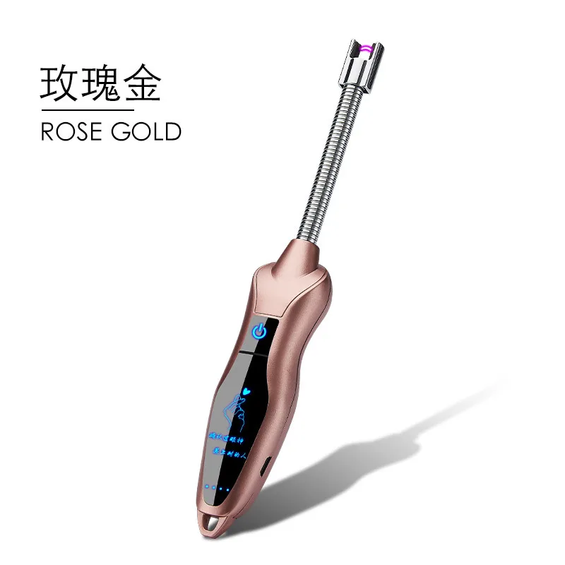 Electronic Usb Charging Arc Lighter Plasma Eletronic Pulse Lighters Candles and Fireworks for BBQ Kitchen Lighter Pipe Smoke - Цвет: 12