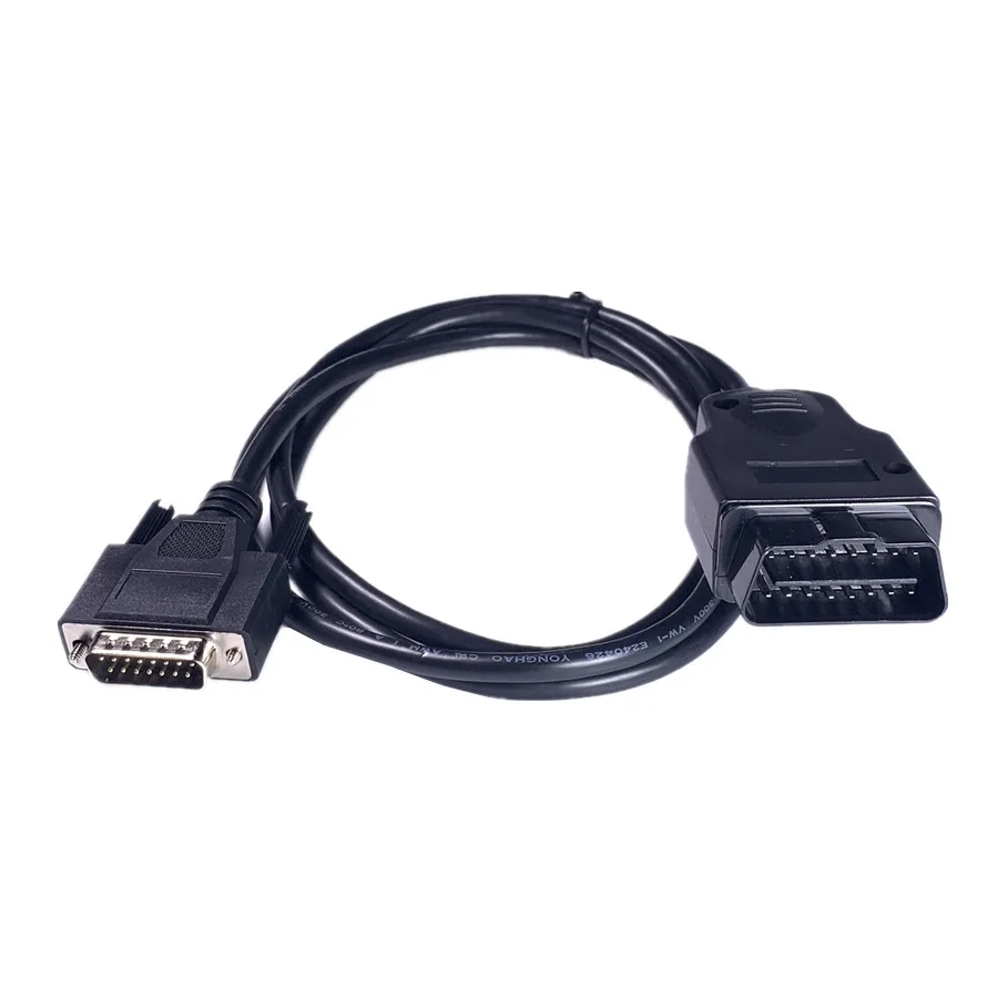 Горячий автомобильный Удлинительный кабель 1 5 м OBD 2 OBD2 штекер DB15 папа OBDII II