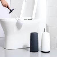 toilet brush deep cleaner toilet brush with no slip long plastic handle no dead ends creative floor standing toilet brush