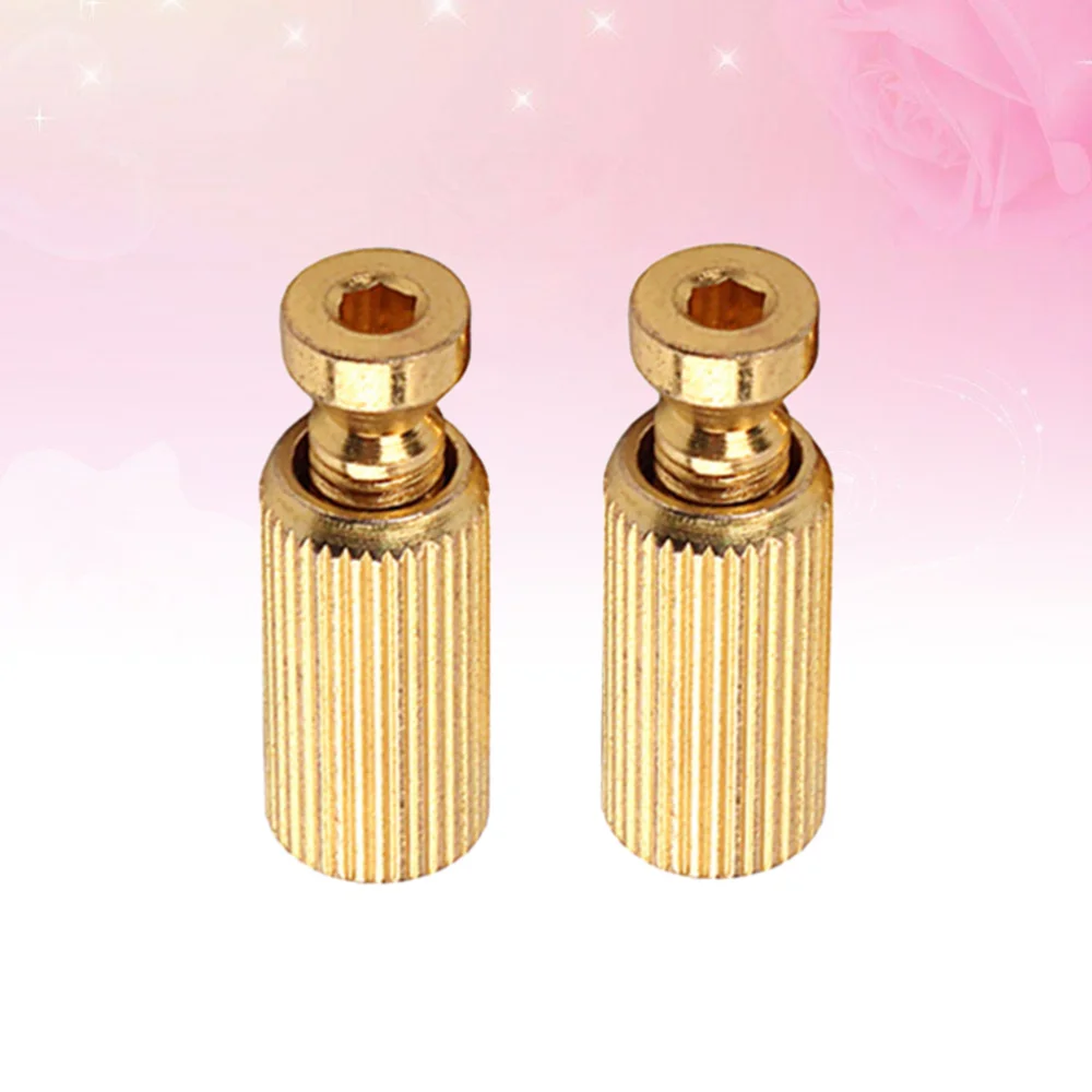 

2pcs Electric Guitar Double System Locking Tremolo Bridge Studs And Anchors Elevating Adjustment Screw for Electric Guitar GAQ30