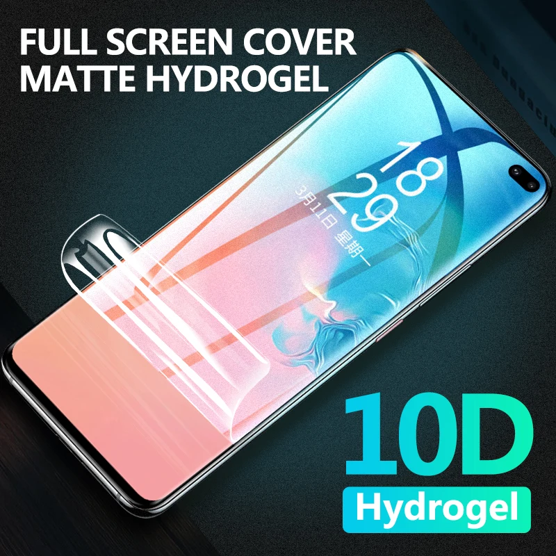 YISHANGOU 10D изогнутая полное покрытие мягкая Гидрогелевая пленка для samsung Note 10 Plus S10 S10e S9 Plus S8 Plus Note 8 мягкая пленка не стекло