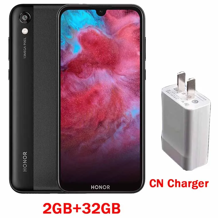 2GB 32GB Black Honor Play 3e 2/3g ram 3020 мАч батарея 5,71 дюймов 1520x720 MT6762R Восьмиядерный Android 9,0 разблокировка лица смартфон - Цвет: 2GB 32GB Black