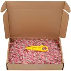 Соединители для проводов с паяльным уплотнением, термоусадочные стыковые соединители, водонепроницаемые и изолированные клеммы для электрических проводов, стыковое соединение, 1000 шт.