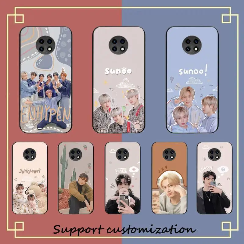 

Enhypen kpop Phone Case For Redmi Note 8A 7 5 Note8pro 8T 9Pro Coque for note6pro Capa