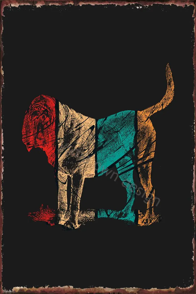 

Жестяная Табличка в виде животного кровавой крови, жестяные таблички, декор для стен, декор комнаты, ретро, винтажный металлический знак для...