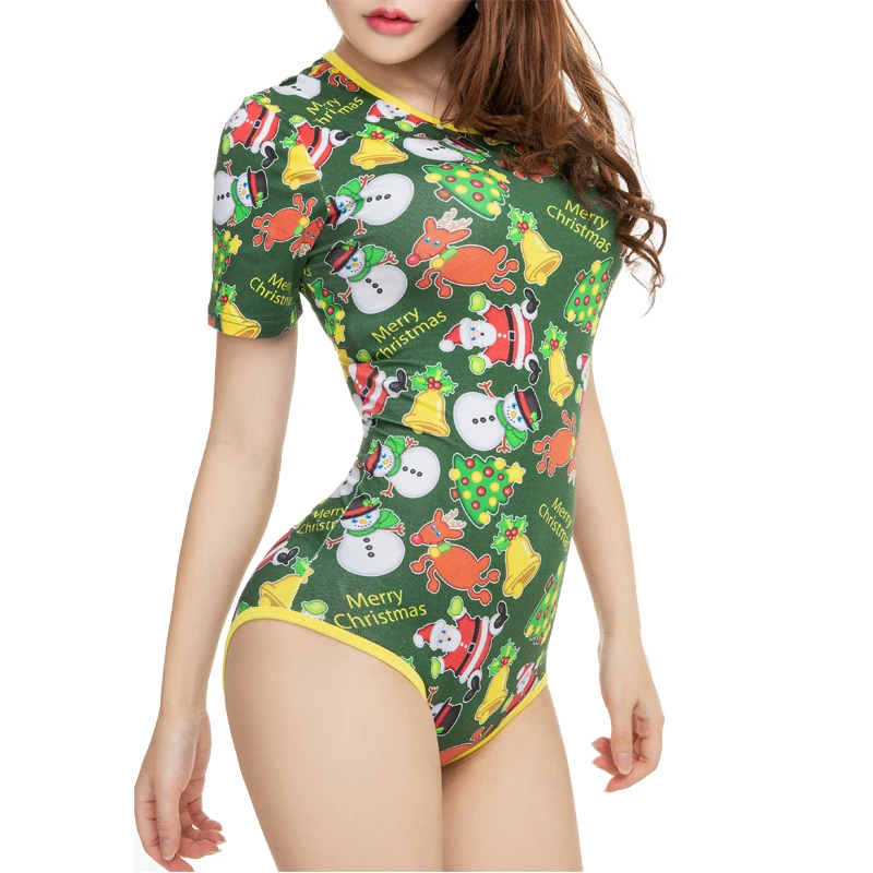 

ABDL Onesie ddlg romper Sexy Pajamas Open Crotch Romper Merry Christmas Adult Baby Size Onesie Ddlg Baby Girl Romper colther