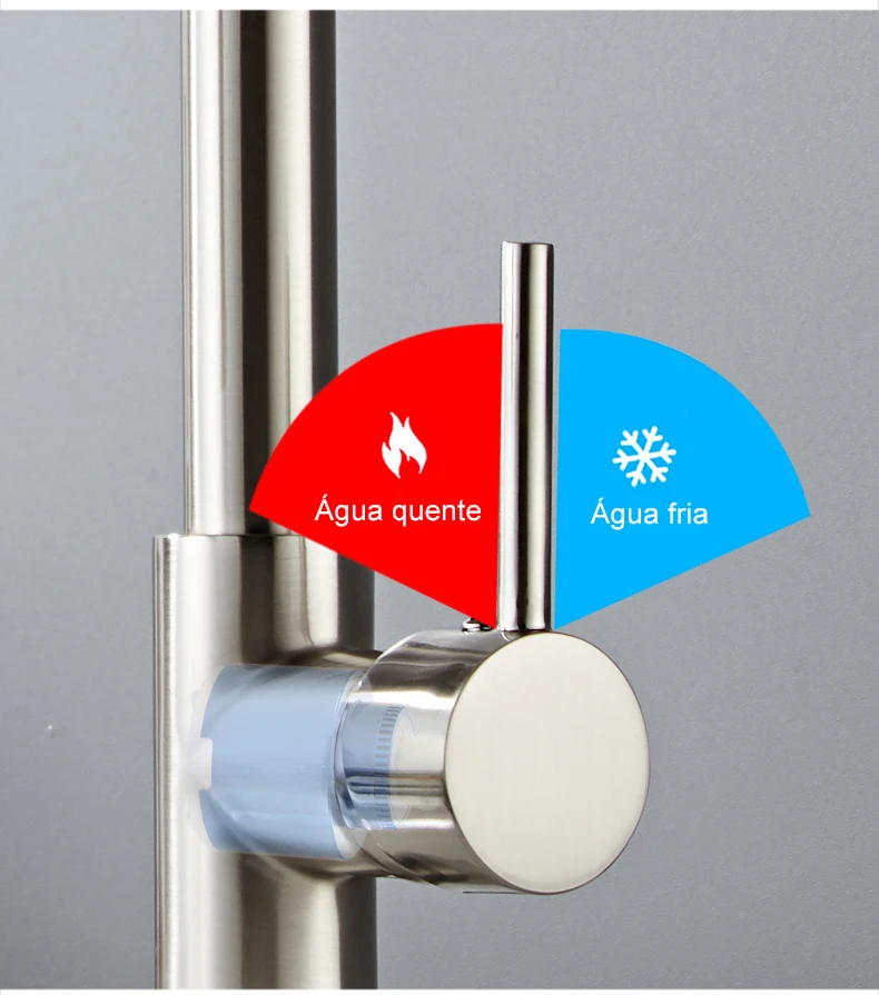 torneira misturadora, torneira quente e fria, estilo
