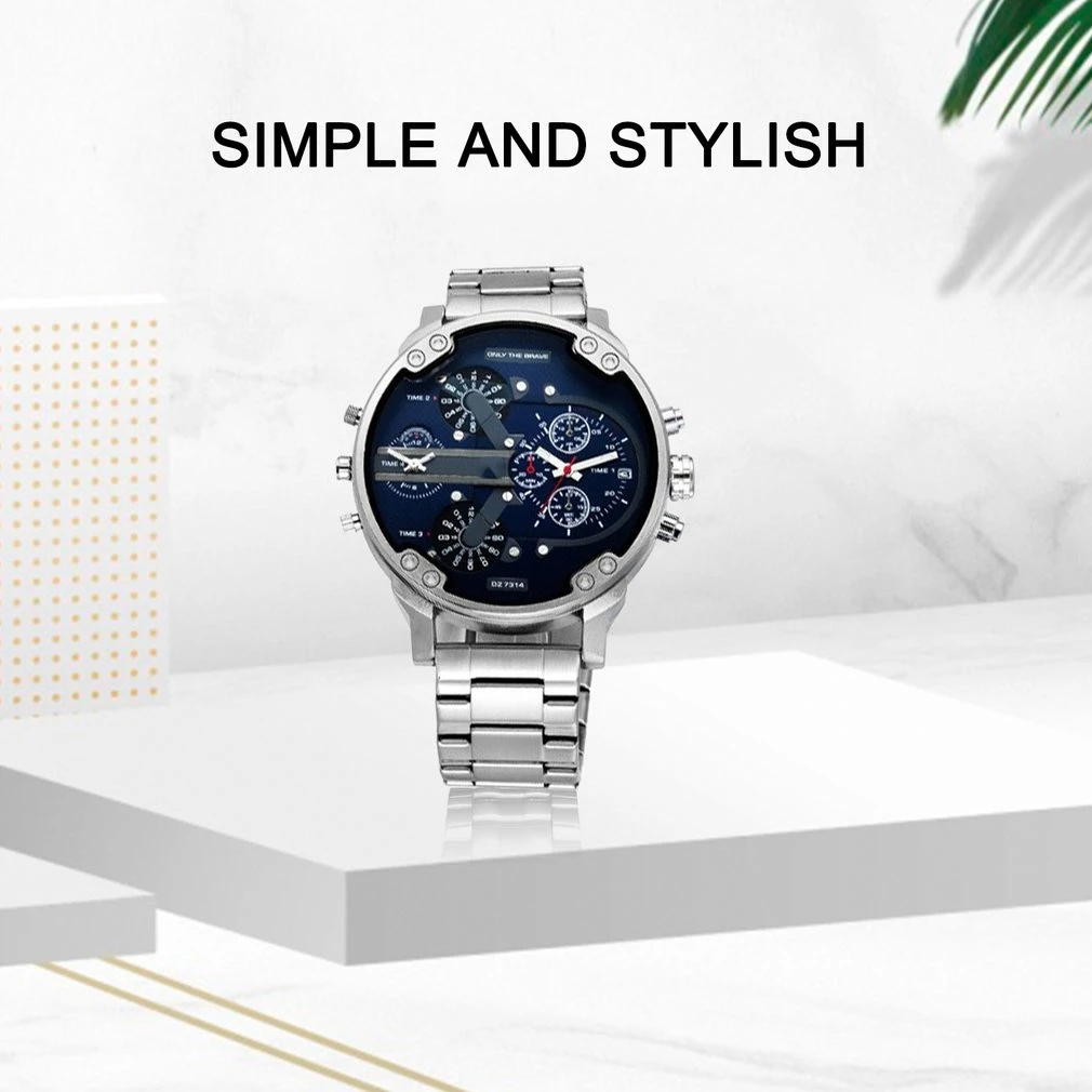 

Classic New Fashion Men's Watches Stainless Steel Analog Quartz Wrist Watch Bracelet Men Watches Automatic Mechanical Clock