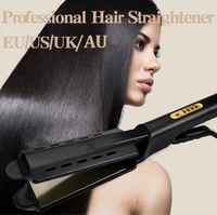 hair straightener four gear temperature adjustment widen panel ceramic tourmaline ionic flat iron hair straightener for women