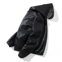 Ветровка из кожзама, выглядит очень брутально, на выбор аж семь разных размеров#3