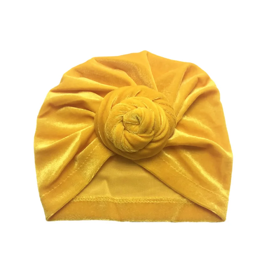1pcs New Velvet Baby Hat for Girls Big Bow Winter Turban Infant Beanie Accessories Hair Band Headwrap | Детская одежда и обувь