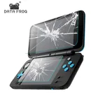Защитная пленка для экрана из закаленного стекла DATA FROG, 2 шт., для Nintendo New 2DS XLLL, Премиум, полный Чехол, защитная пленка