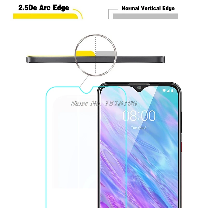 Закаленное стекло для ZTE Blade A3 A5 A7s 2019 2020 дюймов красная искусственная кожа
