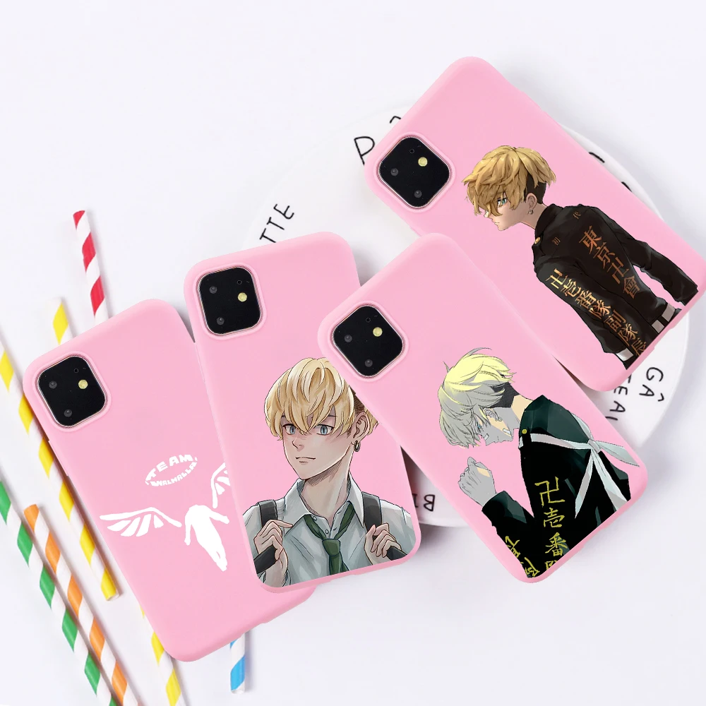 

Tokyo Revengers Manjiro Sano Cute Anime Phone Case for IPhone 6 6S 7 8 X XS XR 11 12 13 Pro Max SE 2020 Coque Cover Funda etui