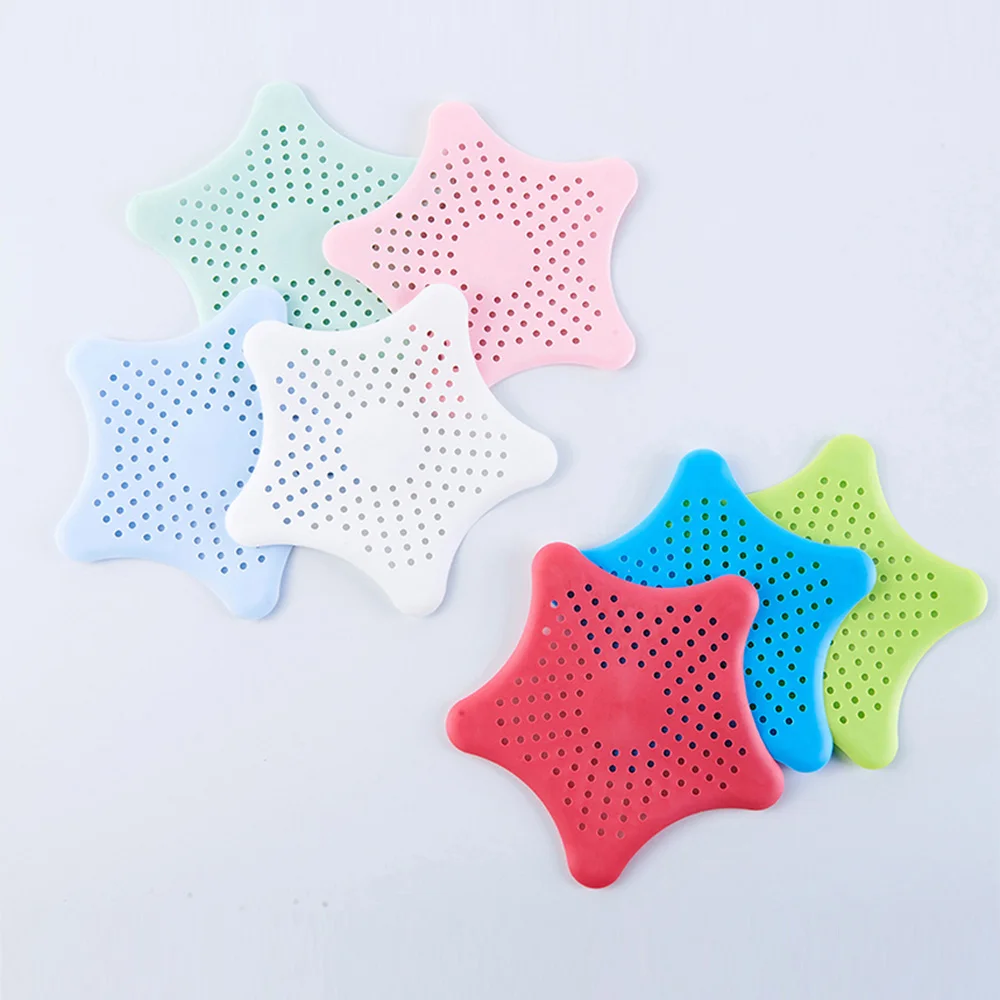 Звездный Силиконовый Фильтр на присоске для бассейна фильтр кухонной раковины