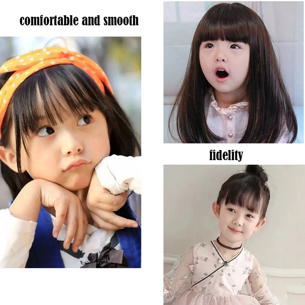 

Synthetic Heat Resistant Fiber Straight Child Hair Brown/black Children Wig