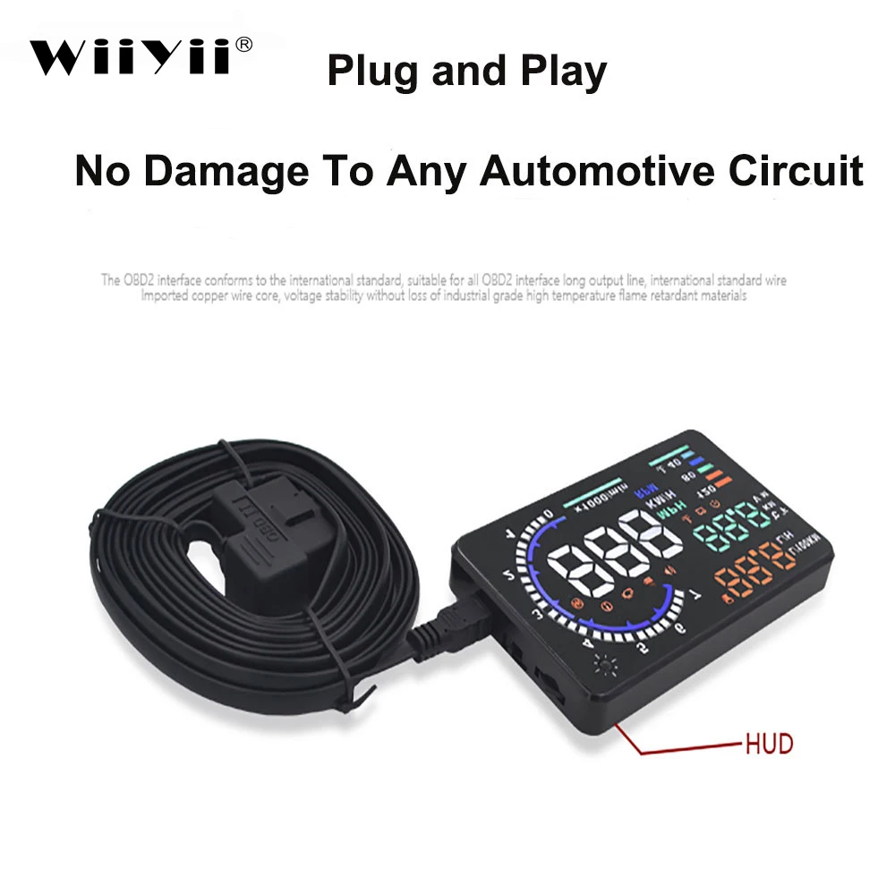 Кабель удлинитель OBD2 переходник с 7Pin на 16 Pin стандарт штекер гнездо|Проекционный