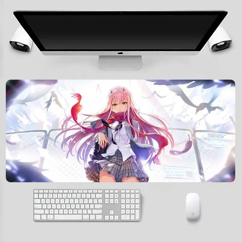 

zero two Gamer Speed Mice Retail Small Rubber Mousepad Game Office Work Mouse Mat pad X XL Non-slip Laptop Cushion mouse pad