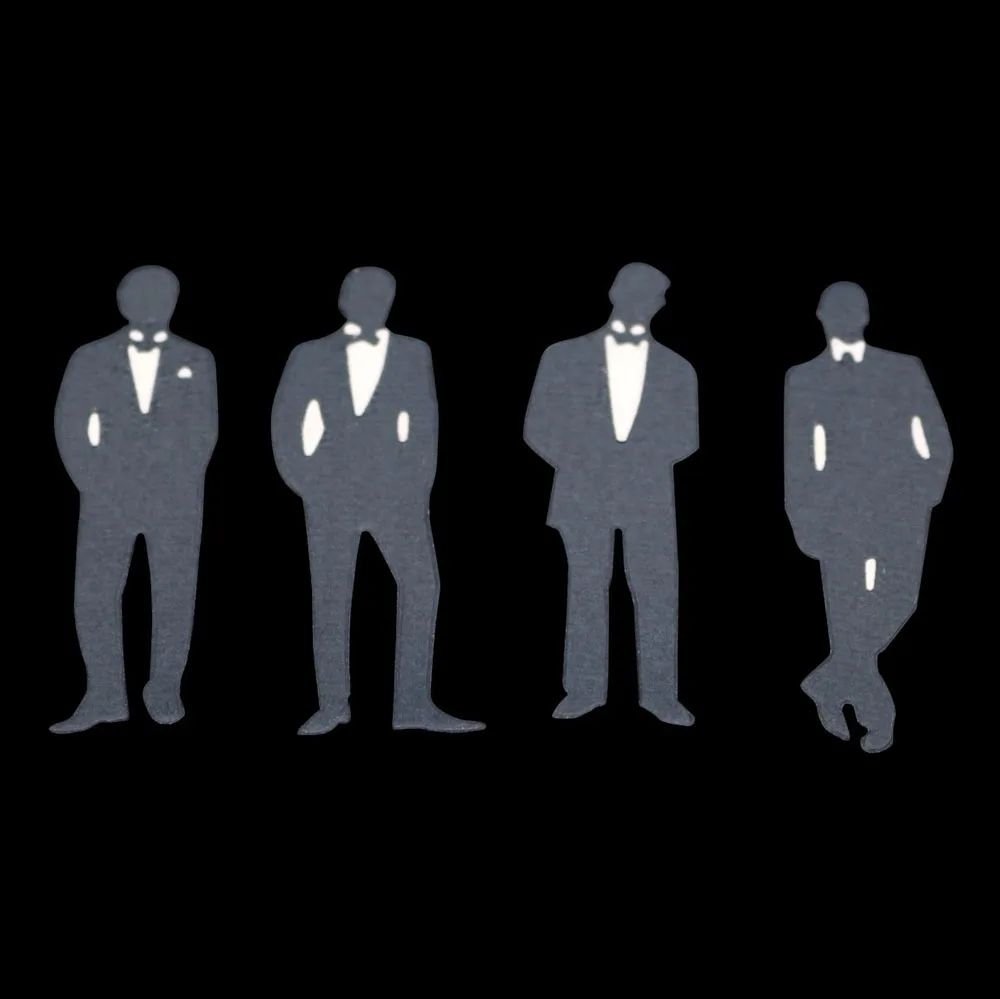 Бумажные карточки для скрапбукинга ручная работа 4 вещи в комплекте костюм