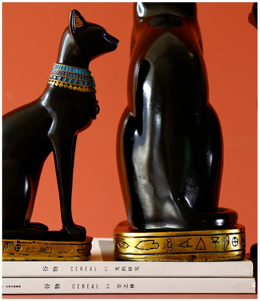 Статуэтка египетского кота статуэтка украшение богини Bastet воплощение кот Бог