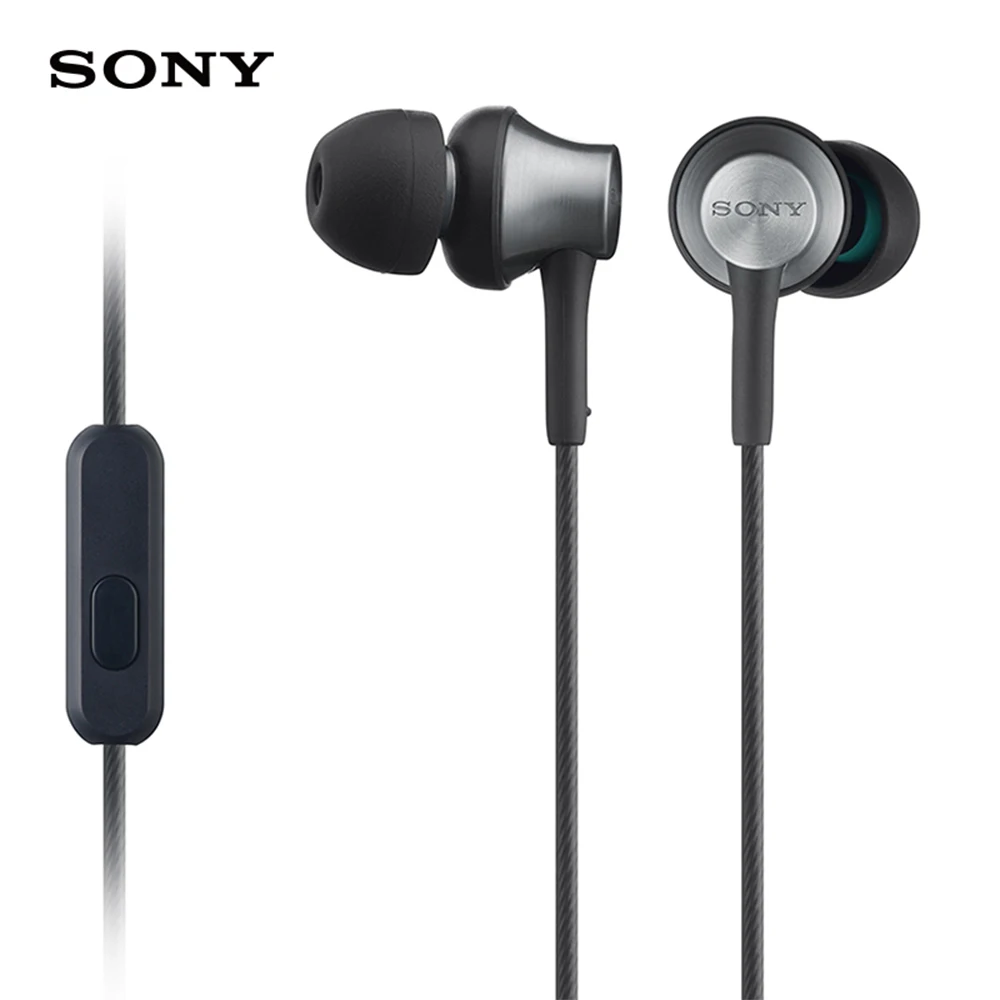 SONY MDR-EX650AP 3.5mm Wired Earphones Stereo Bass Headset Sport Earbuds Handsfree Headphone with Mic for Smartphones Music Game