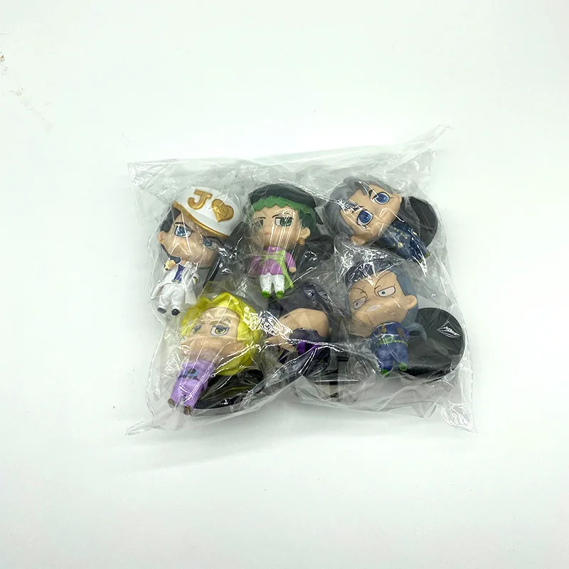 

7cm jojo bizarre adventure figure Diamond Kujo Jotaro Higashikata Josuke Rohan Action Figure japan pvc anime figurine 6pcs/set