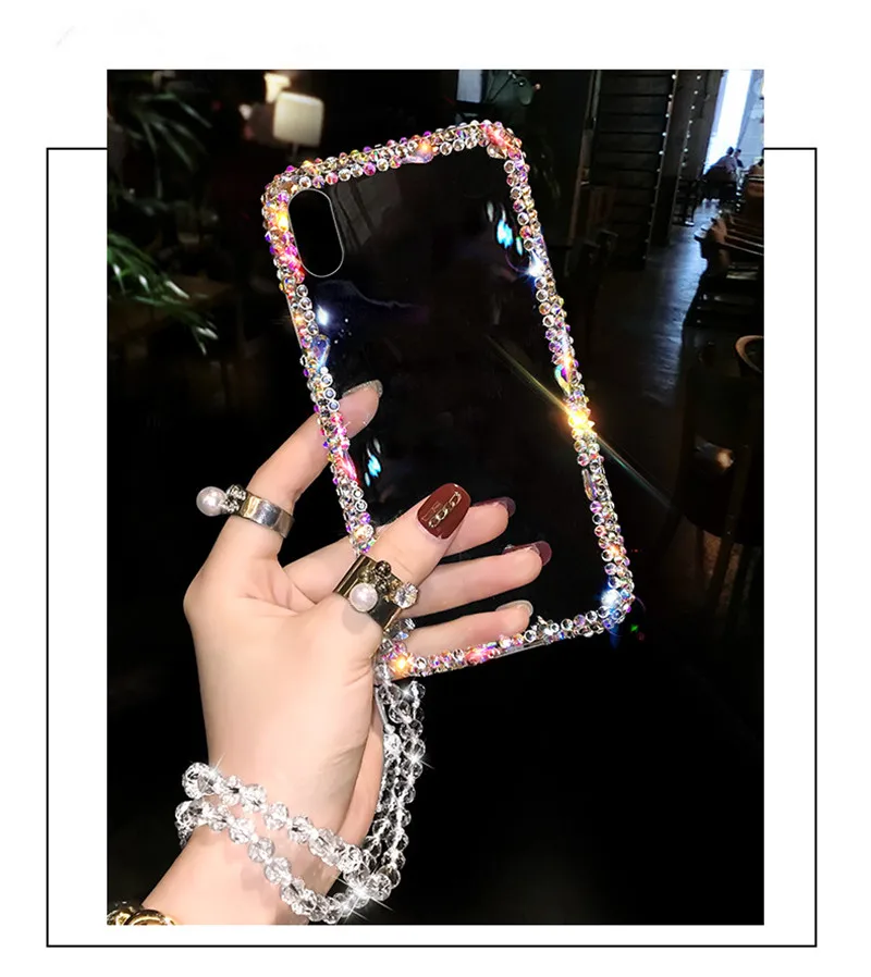 Phone Case Bling Crystal Diamond Rhinestone 3D Stones Soft Back Cover For HuaweiP8 P9 P10 P20 P30 PLUS LiTE Mate10 20 30Pro Lite |