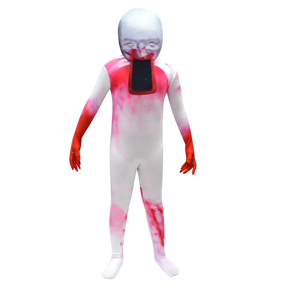 

Kids Children Horror Jumpsuit Cosplay Costume Outfits Halloween Carnival Suit