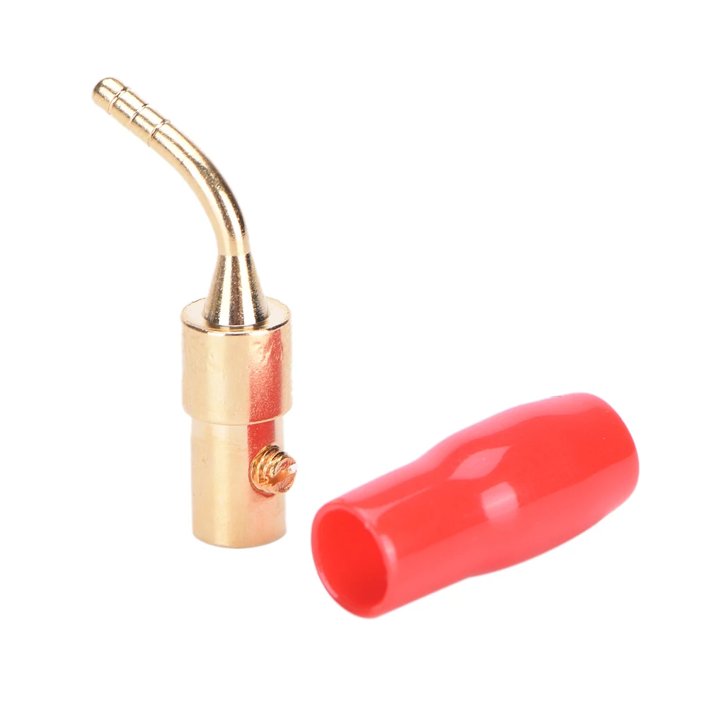 

JETTING 8PCS 2MM Speaker Terminals Wire Pin Plug Banana Plugs Connectors Screw Lock Cable Wire Adapter With Rubber Covers Set