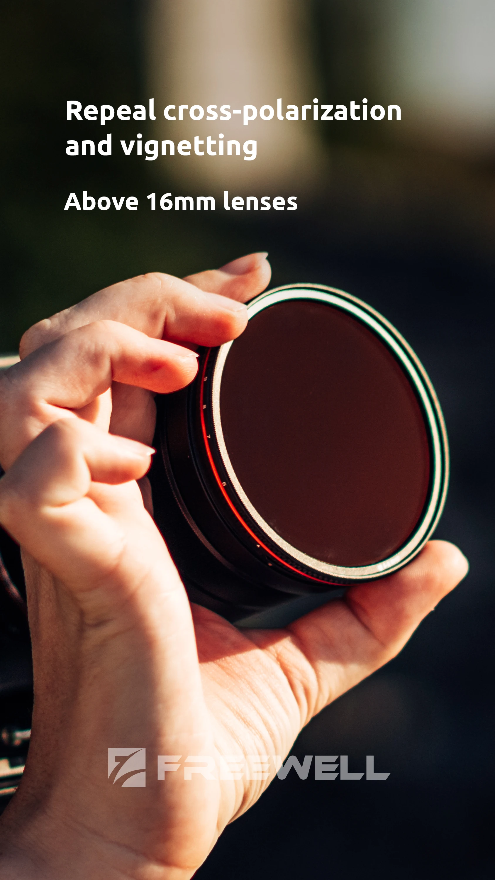 Freewell 82 мм резьбовой жесткий стоп переменный ND фильтр весь день от 2 до 5 и 6 9