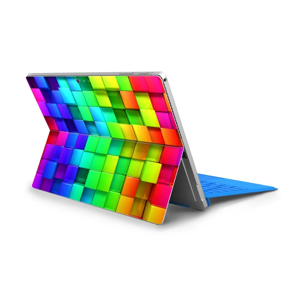 Чехлы для ноутбука Microsoft Surface Pro 7 4 5 красочная задняя крышка противопыльные ПВХ