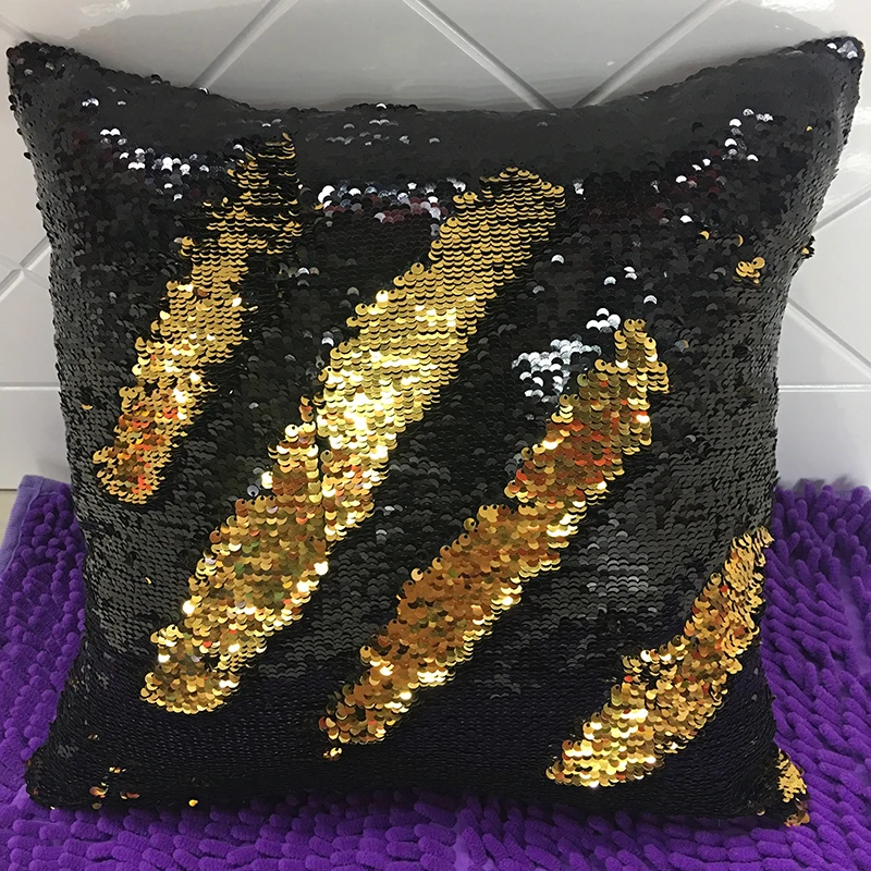 Волшебная Подушка Чехол Русалка подушка со стразами чехол меняющая цвет
