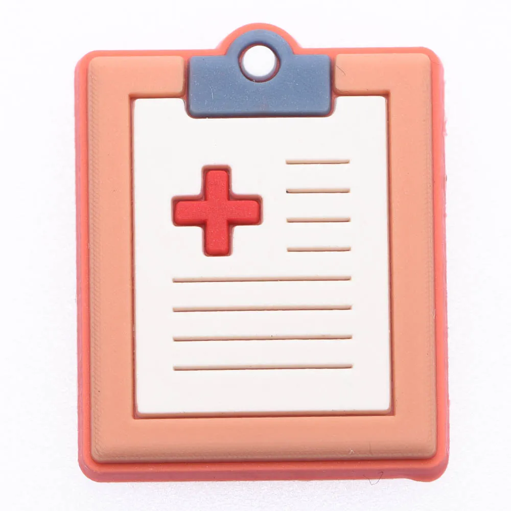 1 PCS PVC Medical Supplies Croc JIBZ charms Cute Stethoscope Syringe Shoe Buckle  Shoe Accesory Croc sandals shoes Decoration