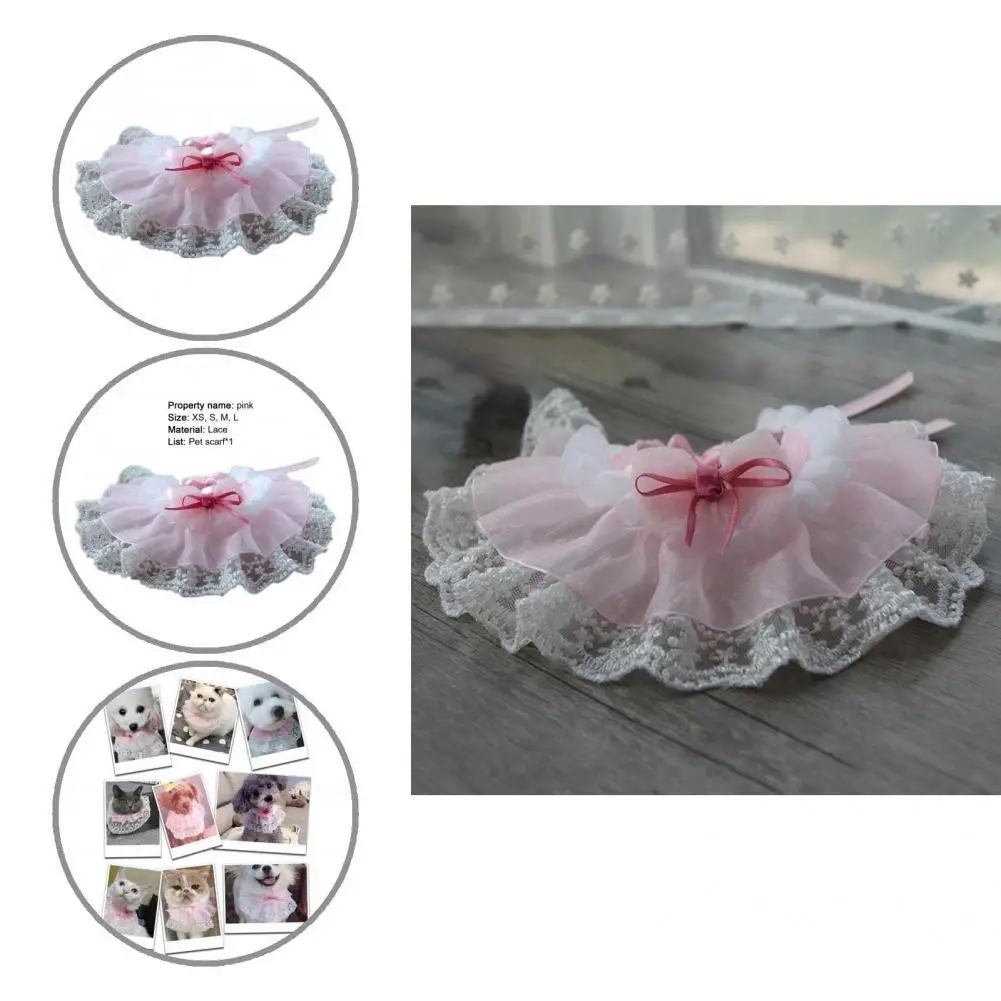 

Нагрудник для домашних животных, привлекательная Очаровательная бандана для кошек, нагрудник для домашних животных, декоративный слюнявчи...